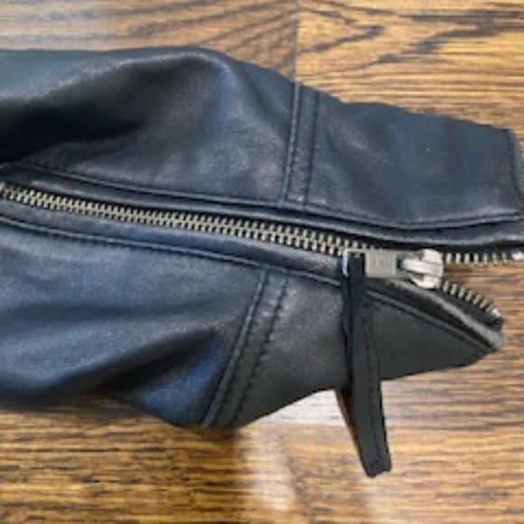 Clearout-Calvin Klein lambskin leather jacket sz M - Picture 4 of 11